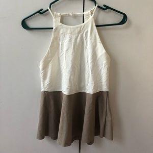 Zara Halter backless Top